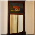 DM02. Mirror with reverse-painted glass. 